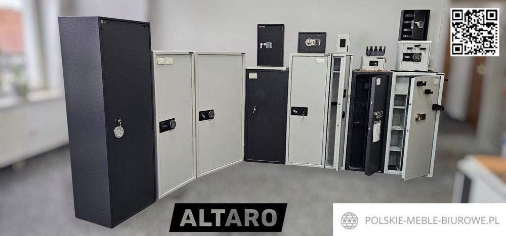 Szafa na BROŃ,  sejf S1 na broń długą, krótką, amunicję • ALTARO-53KL