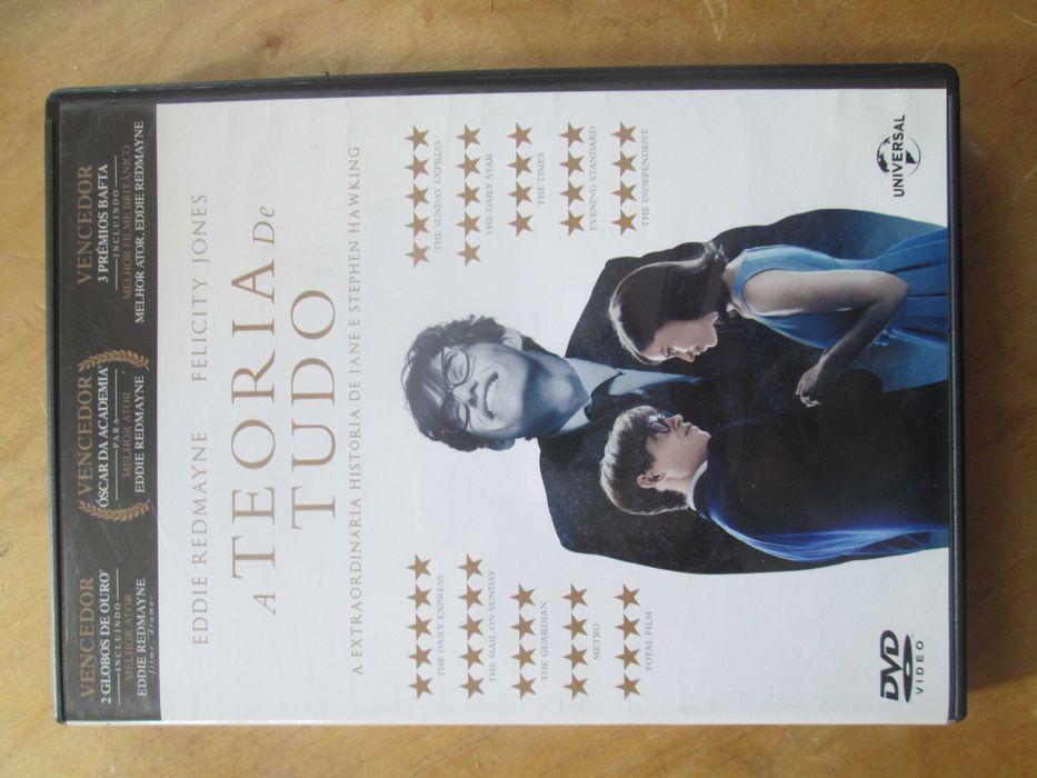 DVD A Teoria de Tudo, de James Marsh, com Tom Prior, Felicity Jones