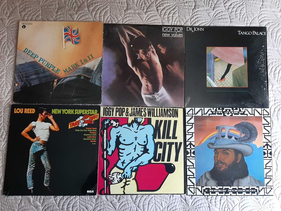 Lou Reed – Deep Purple - Iggy Pop – Dr. John - Vinil LP
