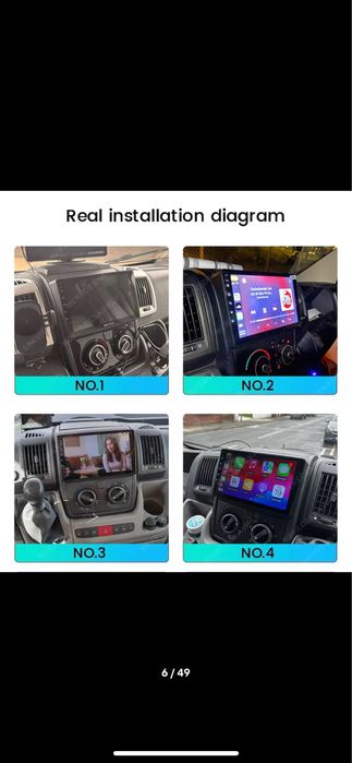 Якісна магнітола CarPlay Citroen Jumper Peugeot Boxer FIAT Ducato2006+
