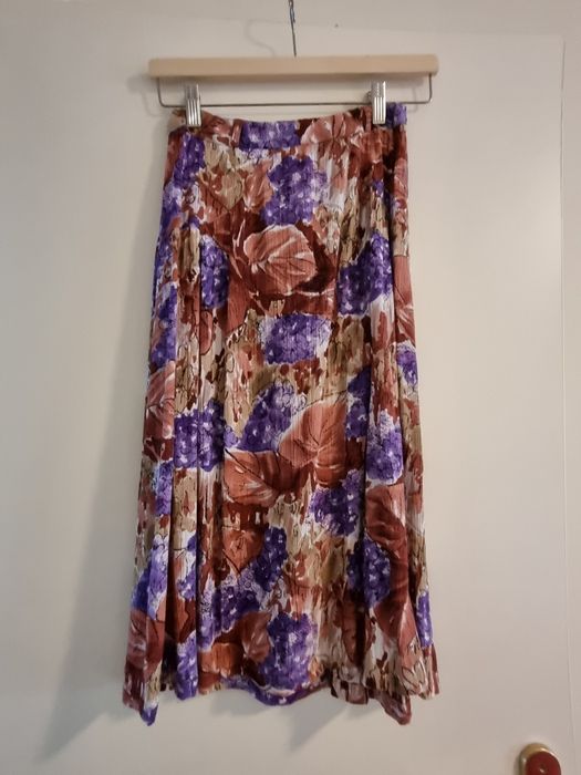 Vintage printed skirt
