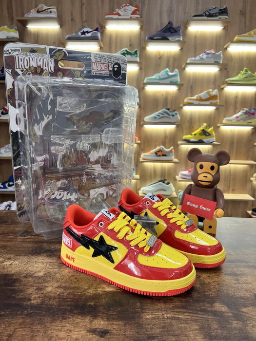 Кросівки Bape Sta x Marvel “Iron Man” A Bathing Ape