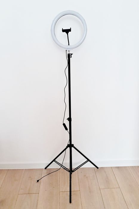 Кільцева лампа зі штативом+тримач для телефону