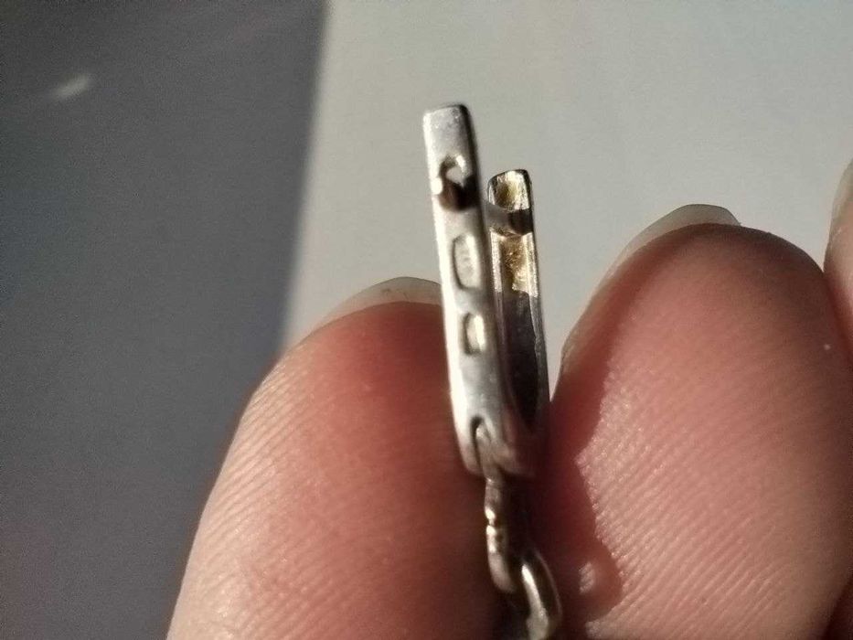 Срібні сережки (сережки, серьги)