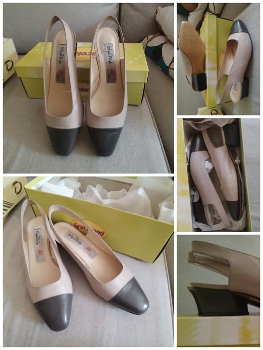 Sapatos Slingback em Pele Olyaltrejo CTT N.º 36,5