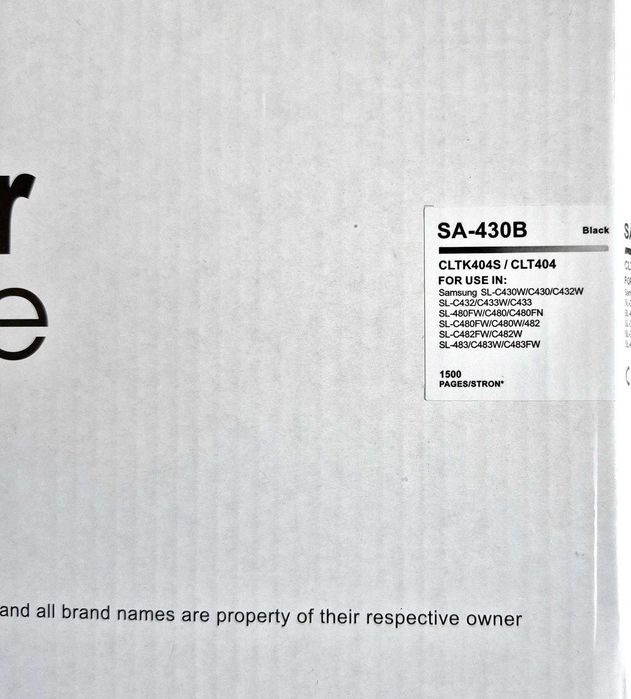 Toner czarny CLT-K404S do Samsung Xpress C430 C480 - NOWY