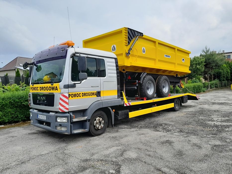 Pomoc Drogowa Autolaweta Transport Maszyn do 5Ton