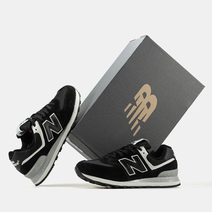 Кросівки Кроссовки New Balance 574 Gore-Tex Термо Black White Grey Черный Белый Серый Чорний Білий Сірий Кросовки Демісезон