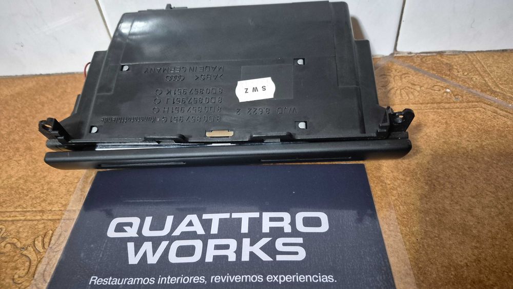 Cinzeiro Consola 1 DIN Audi A4 B5 8D Facelift Original 1999-2001