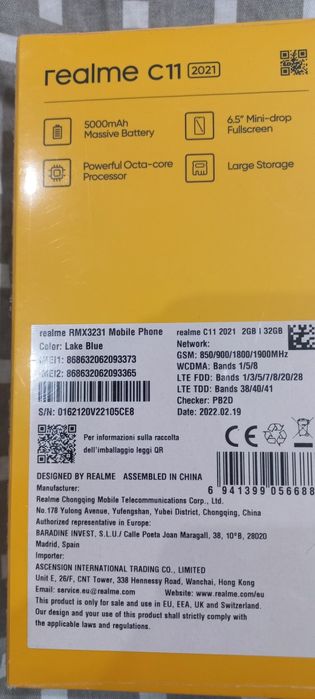 Telefon komórkowy Realme C 11