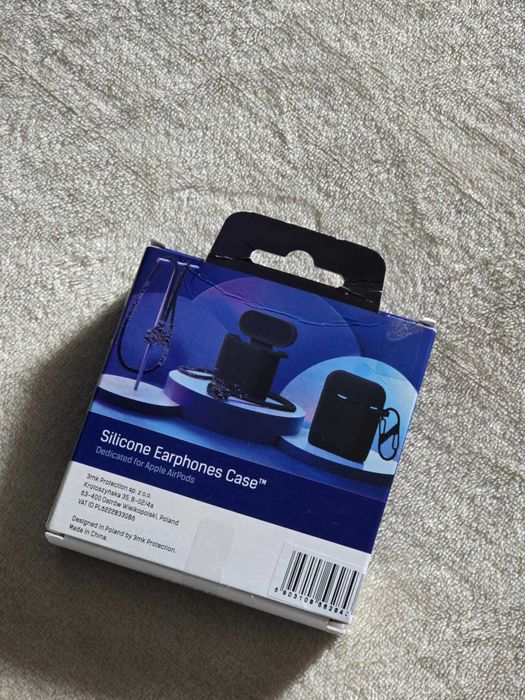 Etui do Apple AirPods 2nd gen - 3mk Silicone AirPods Case Black