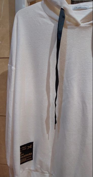 Nowa bluza oversize śmietanka