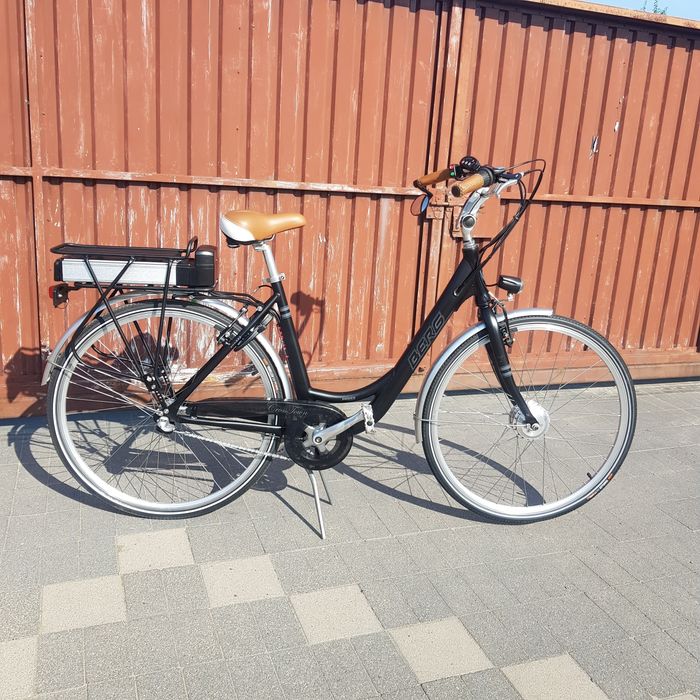 Rower elektryczny BERG ONE SIZE e bike czarny  ŁABĘDŹ jak Gazelle