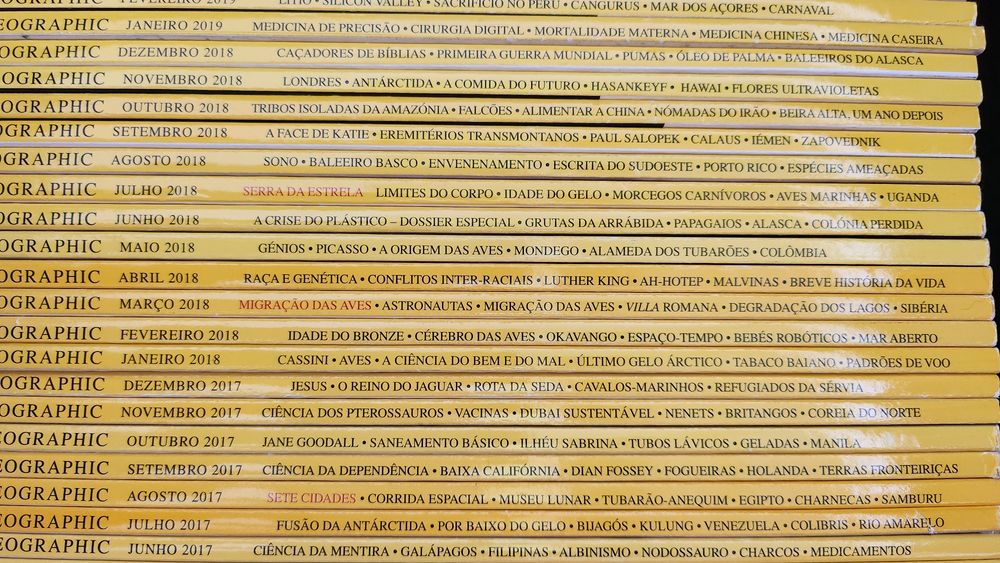 Revistas National Geographic de Janeiro de 2007 a Dezembro de 2023