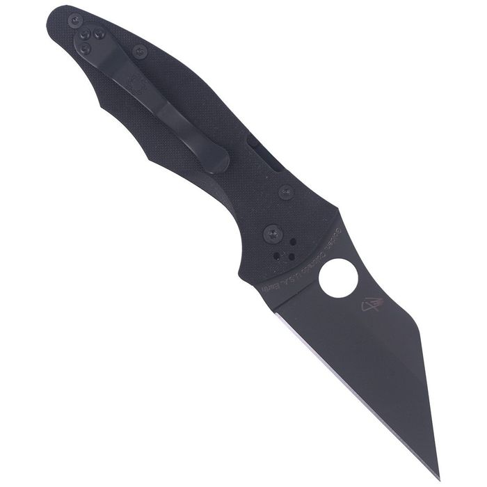 Nóż składany Spyderco Yojimbo 2 Black G10, Black DLC CPM (C85GPBBK2)