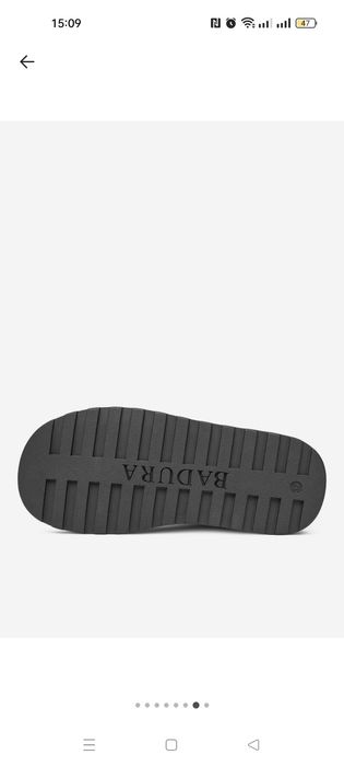 Уггі Badura чорні,  стопа 26-26,5