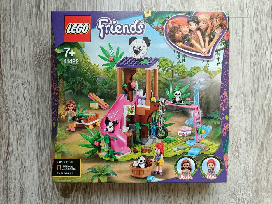 NOWE Klocki Lego 41422 Friends - Domek pand na drzewie