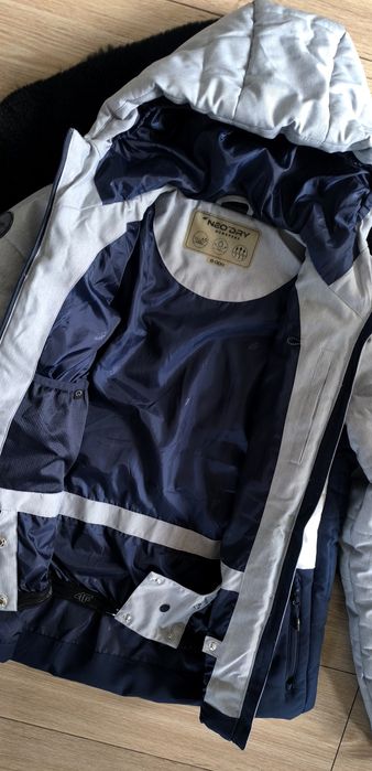 Dziewczęca Kurtka Zimowa Narciarska Membrana 8000 - 4F - Rozmiar 164