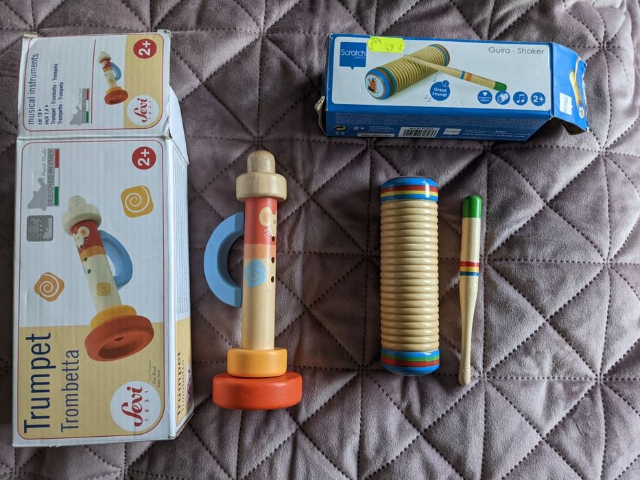 Drewniane instrumenty dla malucha