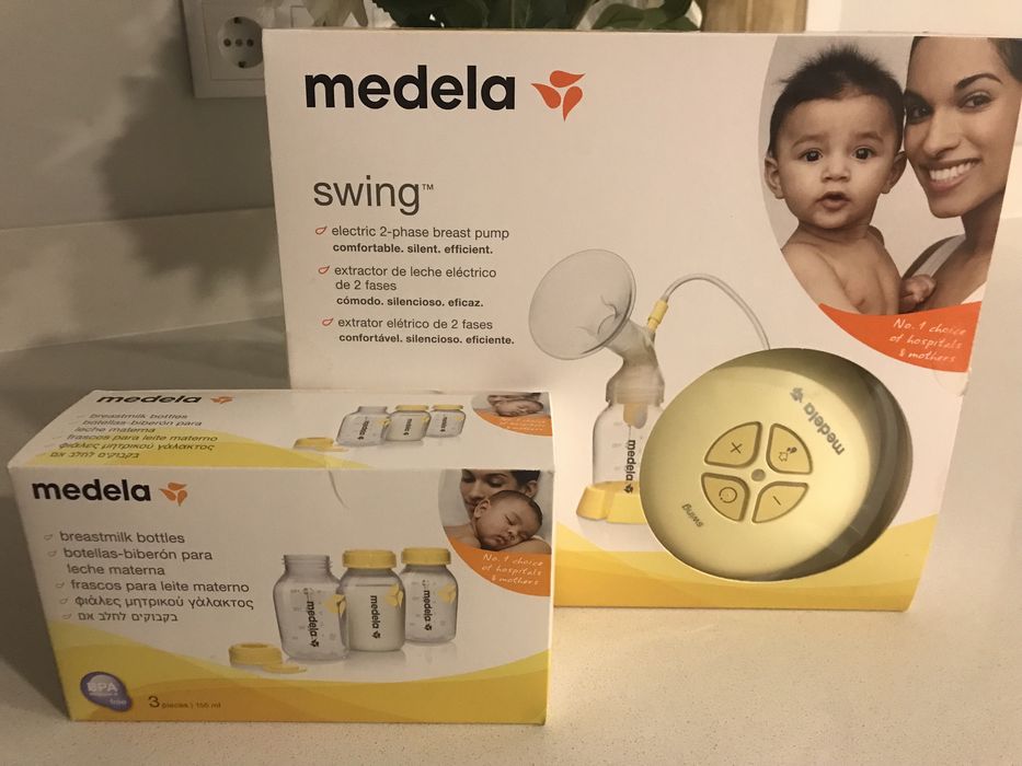 Extrator de Leite Medela Swing + 4 copos