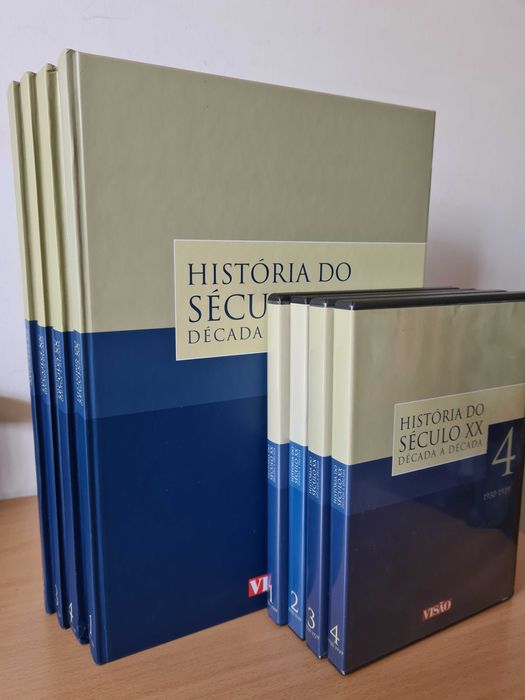 4 livros da coleção "História do Século XX Década a Década"