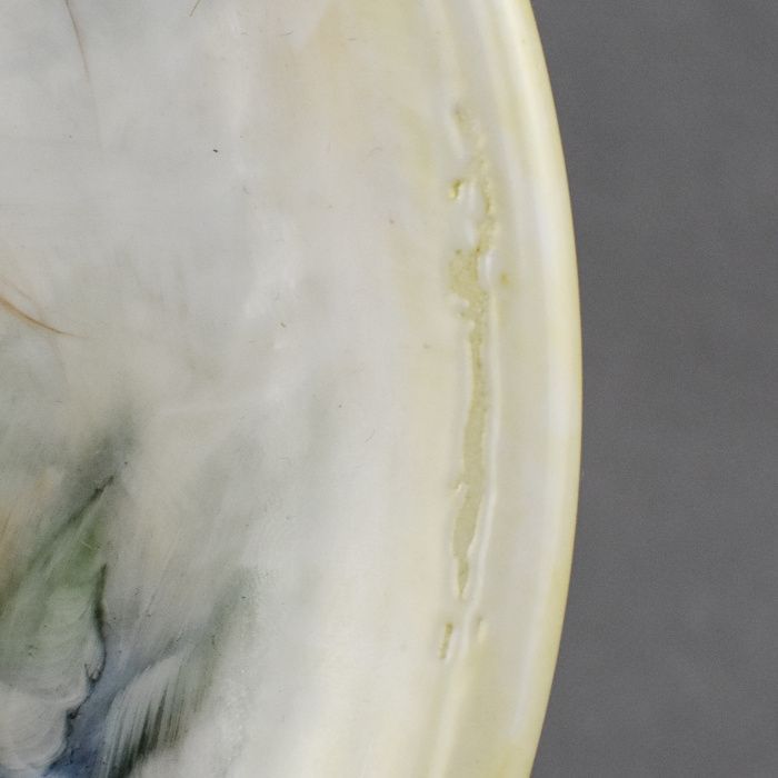 PRATO pintado à mão - assinado Ilda 85