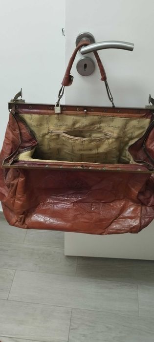 Saco de viagem em pele