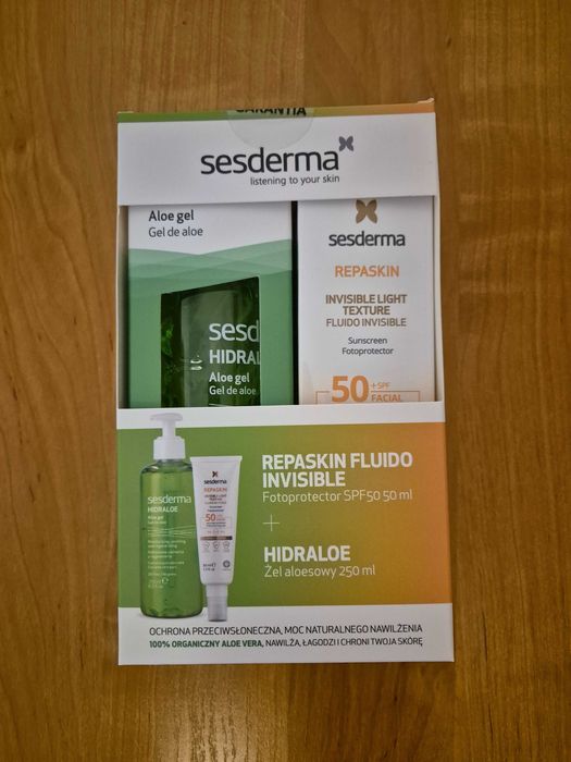 Sesderma Repaskin Fluido Invisible i Hidraloe Aloe Gel