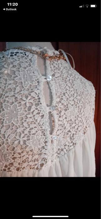 Blusa de mulher rendada