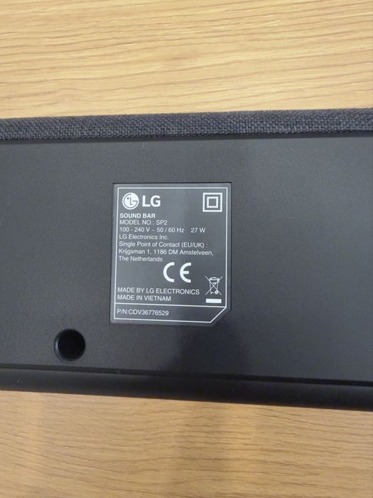 LG SP2 Sound Bar Bluetooth HDMI ARC em excelente estado