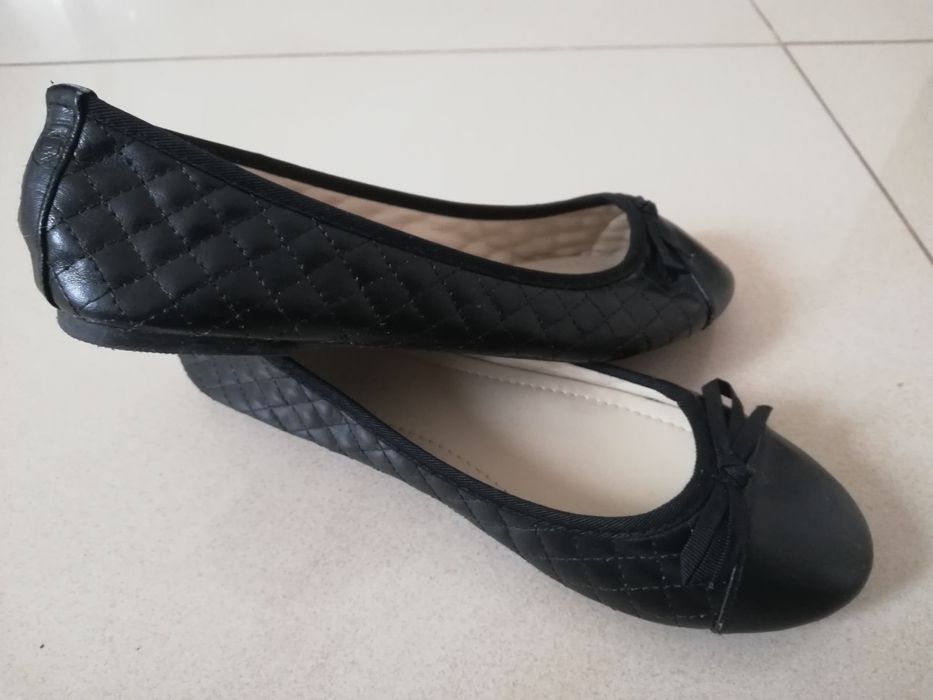 Baletki balerinki czarne damskie rozm. 36