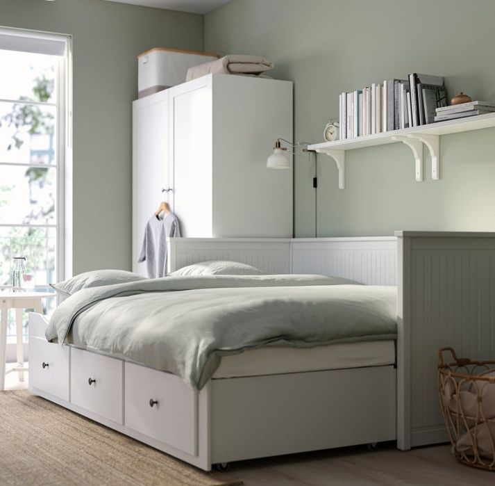 Cama dupla Hemnes branca IKEA