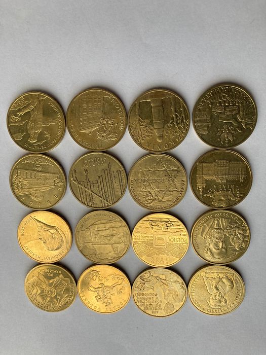 Okolicznościowe 2 złote 2008 rok 2009 rok 2010 rok 2011 rok komplet