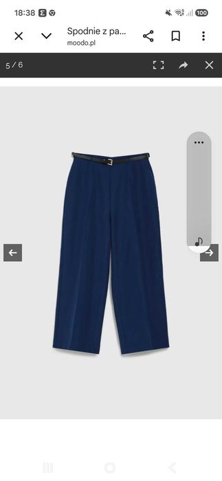 NOWE Spodnie granatowe L/XL modoo