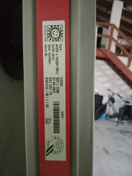 Drzwi techniczne 1225x2200 Lewe DOMOFERM