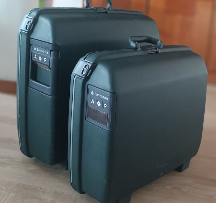 2 malas de viagem vintage, Samsonite Oyster Hard She