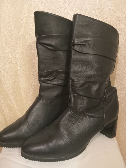 Buty Kozaki damskie czarne 36