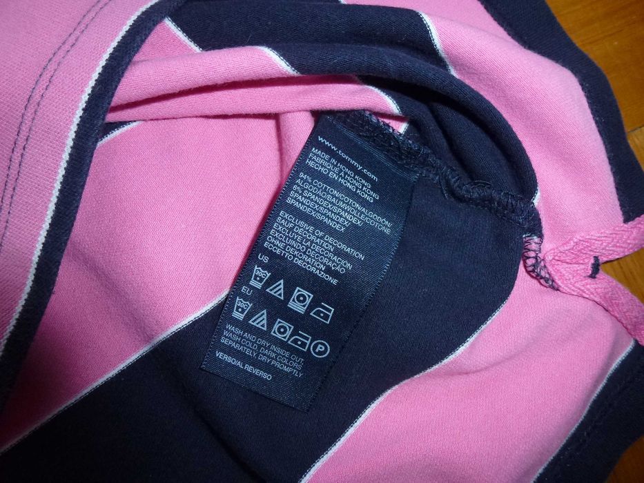 TOMMY HILFIGER polo damskie krótki rękaw oryginalne L/XL