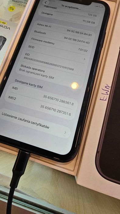 Iphone 11 128Gb Bat:98% Gwarancja/SklepGSM/Lwsk