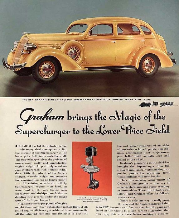 Graham 1936 c/ Supercharger original (not Bentley, Rolls, Jaguar) Póvoa ...