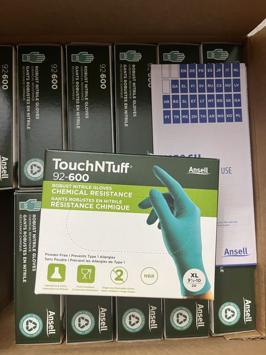 TouchNTuff Ansell 92-600VP 480 sztuk rękawice nitrylowe