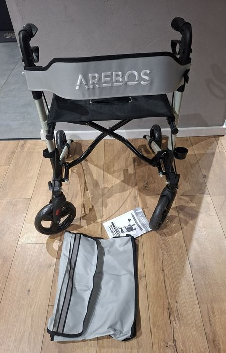 Rolator skladany balkonik z torba Arebos