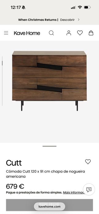 Cómodas em nogueira Kave Home