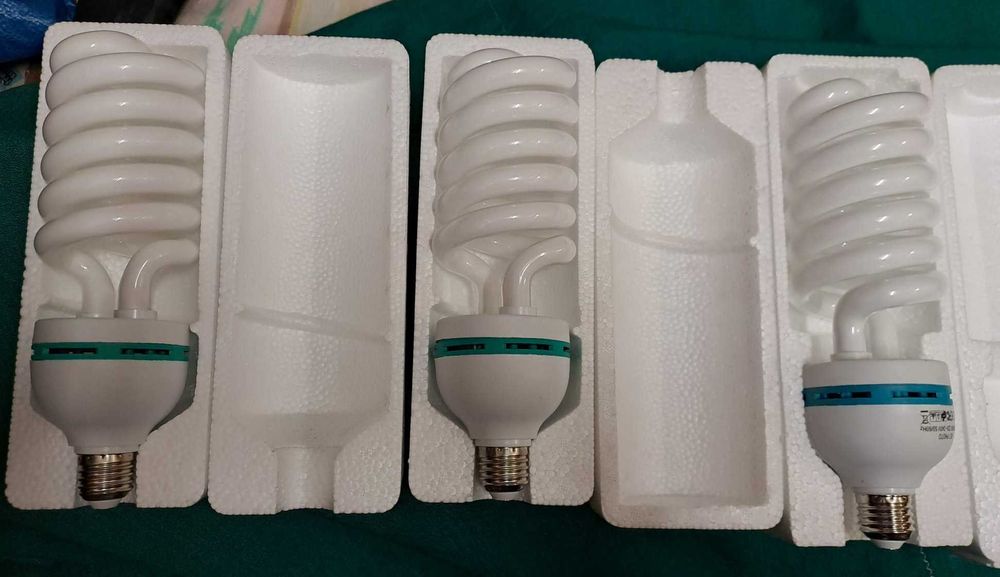 Luz soft box com 3 lampadas