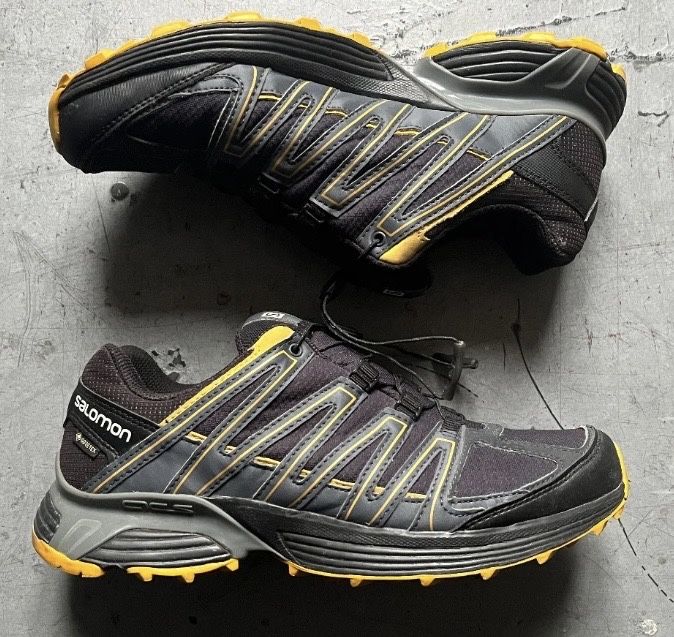 Кроссовки Salomon XT Asama Gore-Tex (GTX) в черно-желтой расцветке (Black/Yellow)