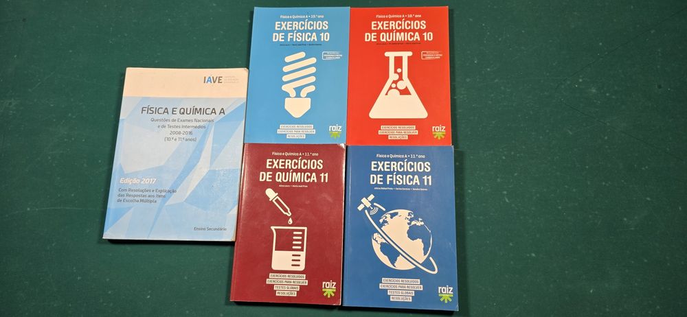 Fisica e Quimica 11º Ano - Livros de preparação exame nacional
