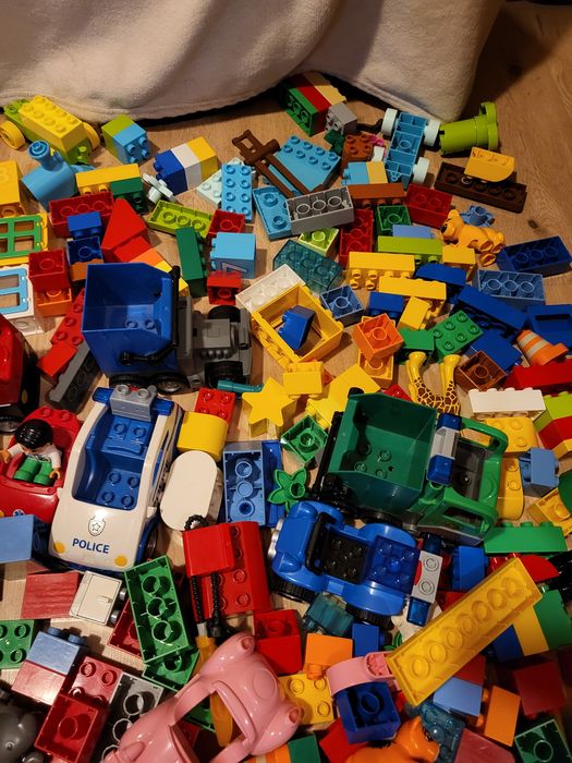 Klocki Lego Duplo 3,5kg+ 2,5 kg gratis