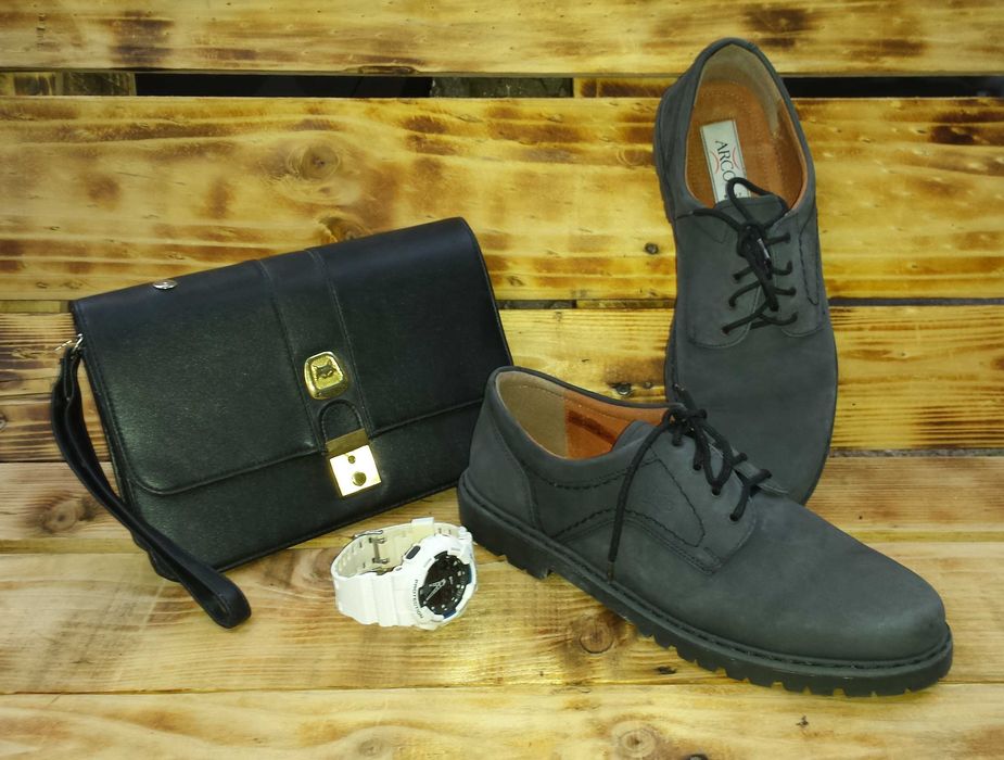 Обувь Классические мужские туфли нубук кожа 44 размер стелька 28,5 см