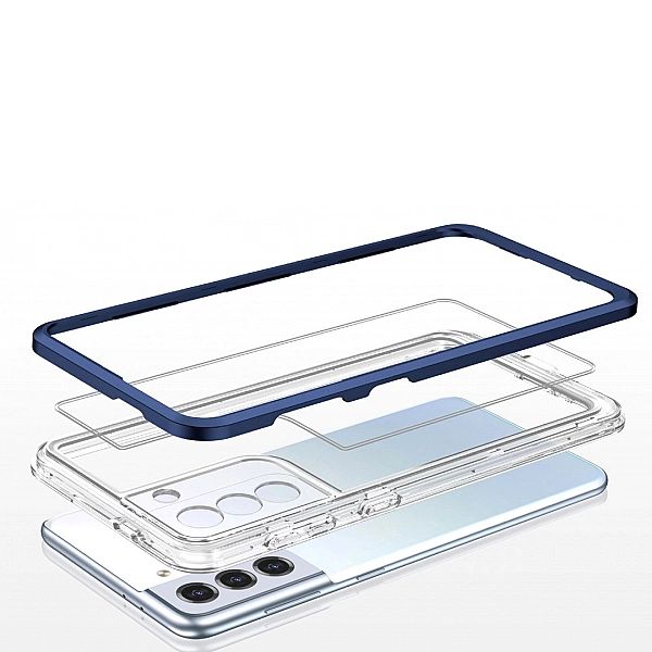 Clear 3in1 etui do Samsung Galaxy S22+ (S22 Plus) żelowy pokrowiec z r