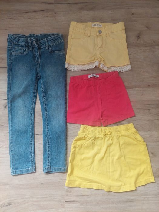 Paczka ubrań dla dziewczynki rozmiar 98-104